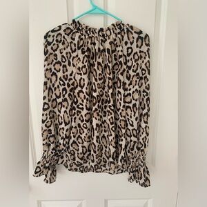 Loft Leopard Print Women's Top